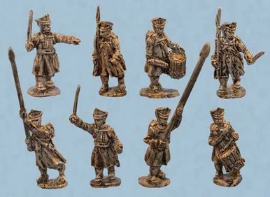 OG15NRT208 - Russian Napoleonic Musketeers in Greatcoat Command