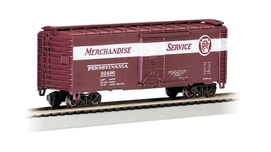 Bachmann 16014 HO 40' BOX PENNSYLVANIA Railroad #92496