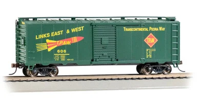 Bachmann 16016 HO 40' Box Car - Toledo, Peoria & Western #606