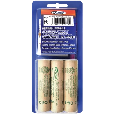 Estes EST10023 C6-3 Engines/3pk (was EST1613)