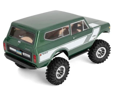 Redcat RER37865 Ascent-18 International Scout II 1/18 4WD RTR Rock Crawler, Green w/2.4GHz Radio Battery & Charger