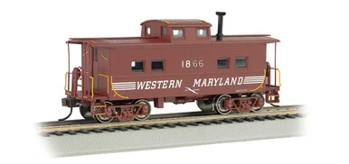 Bachmann 16823 HO Northeast Steel Caboose - Western Maryland #1866