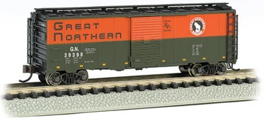 Bachmann 17059 N AAR 40' Steel Box Car - Great Northern #39398