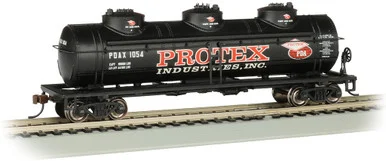 Bachmann 17105 HO 40' Three Dome Tank Car - Protex Industries #1054