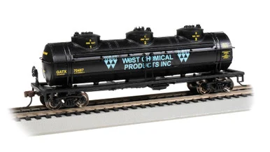 Bachmann 17116 HO 40' Three Dome Tank Car - West Chemical Products #70487