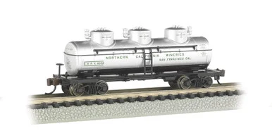 Bachmann 17153 N 40' Three Dome Tank Car - Northern California Wineries