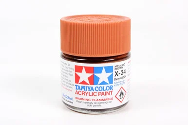 Tamiya 81034 X-34 Metallic Brown Acrylic 23Ml