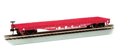 Bachmann 17302 HO 52' Flat Car - Santa Fe