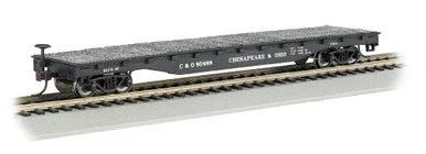 Bachmann 17322 HO 52' Flat Car - Chesapeake & Ohio