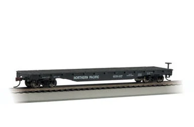Bachmann 17333 HO 52' Flat Car - Northern Pacific