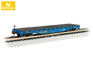Bachmann 17352 N 52' Flat Car - CSX #602360