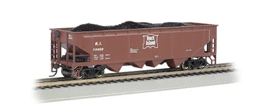 Bachmann 17608 HO 40' Quad Hopper - Rock Island #10468