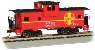 Bachmann 17704 HO 36' Wide Vision Caboose - Santa Fe #999771