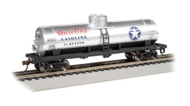 Bachmann 17817 HO 40' Single Dome Tank Car - Staroline Gasoline #438