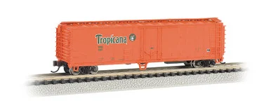 Bachmann 17956 N ACF 50' Steel Reefer - Tropicana Orange