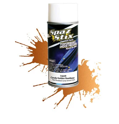 Spaz Stix 15659 Golden Candy Rootbeer Aerosol Paint 3.5oz