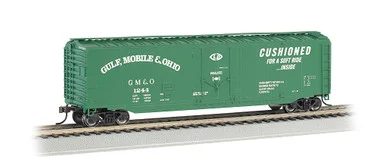 Bachmann 18032 HO 50' Plug Door Box Car Gulf, Mobile & Ohio #1244