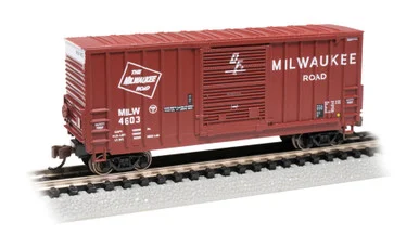 Bachmann 18255 N Hi Cube Box Car Milwaukee Road #4603