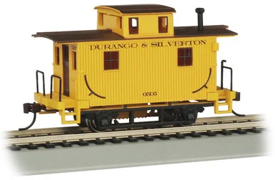 Bachmann 18403 HO Old Time Bobber Caboose - Durango & Silverton #0505