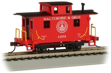 Bachmann 18404 HO Old Time Bobber Caboose - Baltimore & Ohio #C-1775
