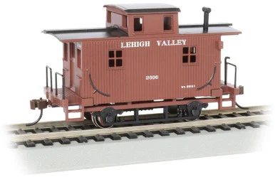 Bachmann 18405 HO Old Time Bobber Caboose - Lehigh Valley #2606