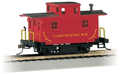 Bachmann 18445 HO Old Time Bobber Caboose - Cass Scenic R.R.