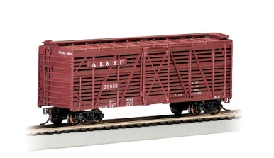Bachmann 18502 HO 40' Stock Car - Santa Fe #50655