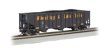 Bachmann 18746 HO Bethlehem Steel 100 Ton 3 Bay Hopper - Wheeling & Lake Erie #606