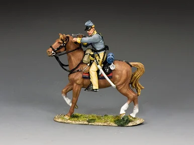 KACCW112 - Confederate Cavalry Trooper Aiming Carbine