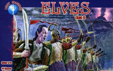 Dark Alliance ALL72004 Elves Set #1 1/72 Scale Figures (40) - Alliance Figures