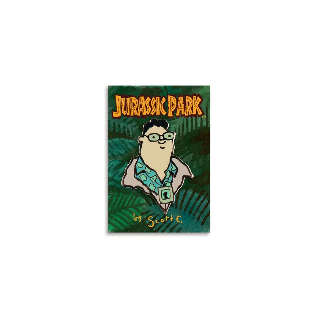 Jurassic Park – Nedry Enamel Pin - Scott C.