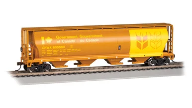 Bachmann 19105 HO 4 Bay Cylindrical Grain Hopper Government of Canada #605580