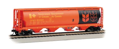 Bachmann 19134 HO 4 Bay Cylindrical Grain Hopper Government of Canada #604301