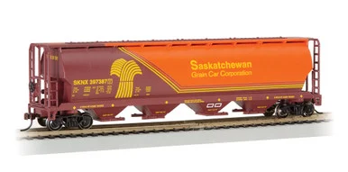 Bachmann 19140 HO 4 Bay Cylindrical Grain Hopper Saskatchewan #397387