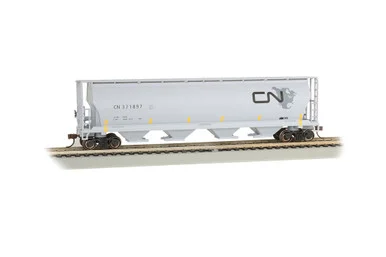 Bachmann 19145 HO 4 Bay Cylindrical Grain Hopper CN NA Logo #371897