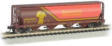Bachmann 19153 N 4 Bay Cylindrical Grain Hopper Saskatchewan