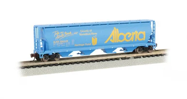 Bachmann 19158 N 4 Bay Cylindrical Grain Hopper Alberta Vermillion River
