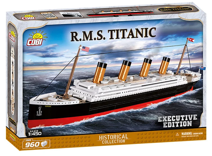RMS Titanic 1:450 Scale, 960 Piece Block Kit - Cobi
