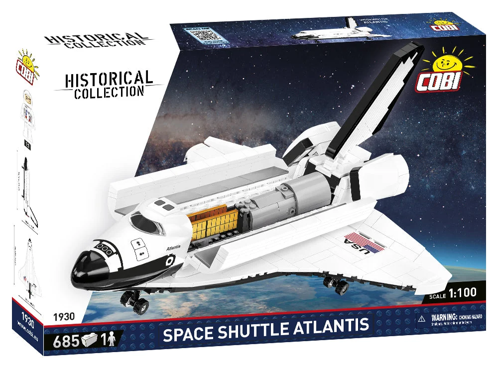 Space Shuttle Orbiter Atlantis, 685 Piece Block Kit - Cobi