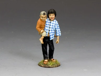 KACVN163 - Vietnamese Girl w/Her Little Brother