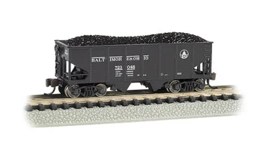 Bachmann 19556 N 55 Ton 2 Bay USRA Outside Braced Hopper - Baltimore & Ohio #723046