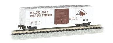 Bachmann 19660 N 50'6" Outside Braced Sliding Door Box Car - McCloud River #2197