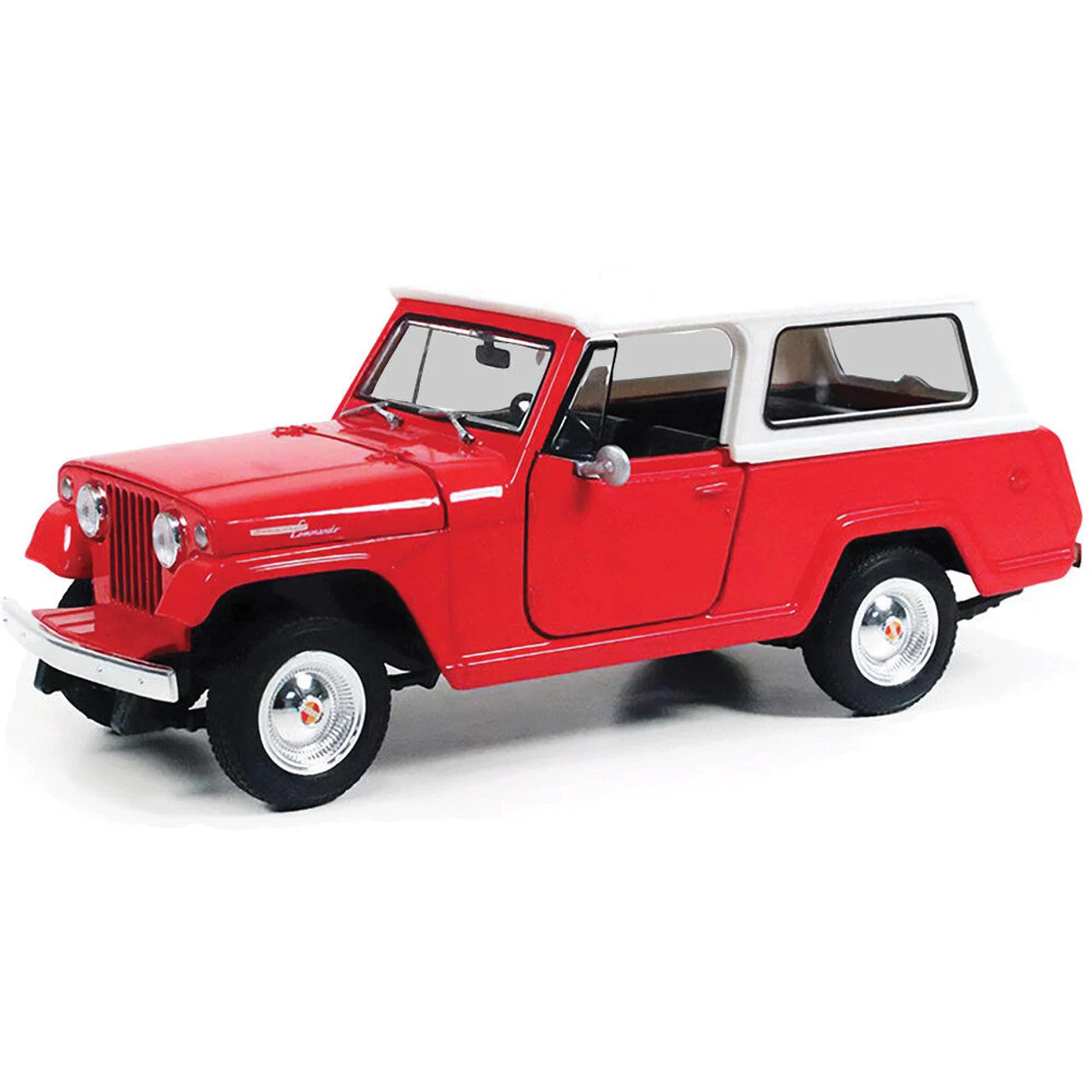 1967 Jeep Jeepster Station Wagon Red 1:24 Diecast Model – NEX Collection - Welly