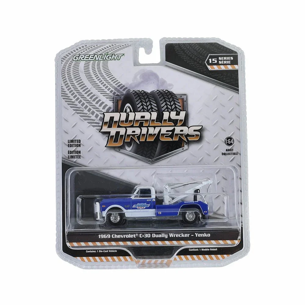 1969 Chevrolet C30 Dually Wrecker – Yenko 1:64 Scale Diecast Model - GreenLight Collectibles