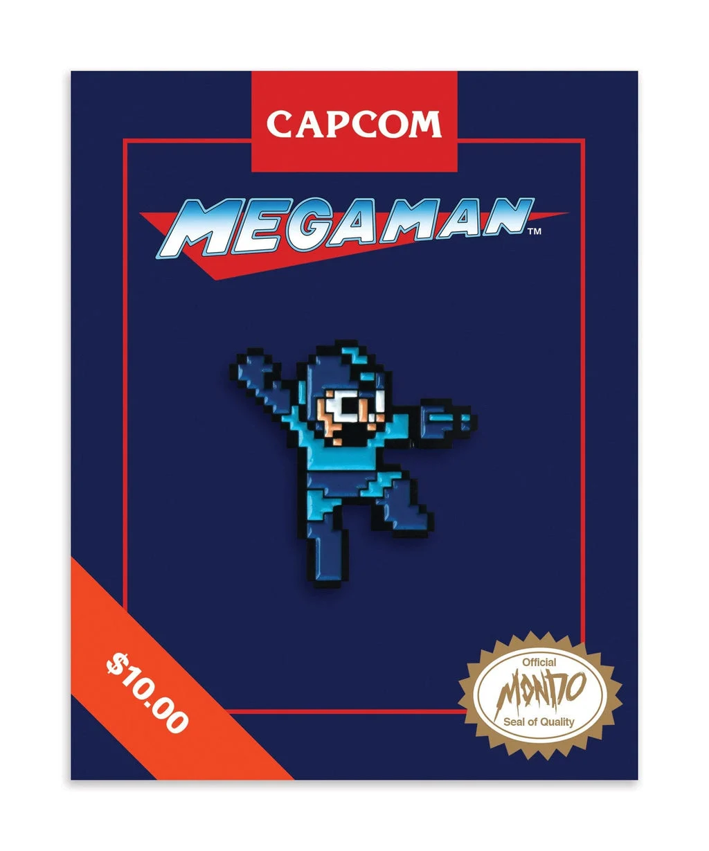 Mega Man Blue Bomber Enamel Pin - Mondo