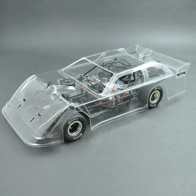 1RC Racing 1RC1087 1/18 Late Model 2.0, Clear, Ready-to-Run
