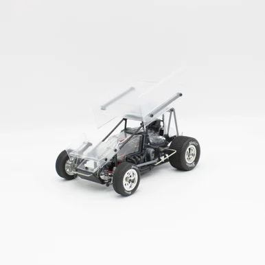 1RC Racing 1RC1097 1/18 Sprint Car 4.0, Clear, Ready-to-Run