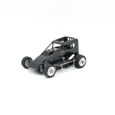 1RC Racing 1RC1106 1/18 Midget 4.0, Black, Ready to Run