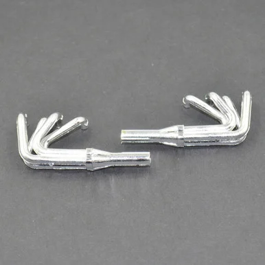1RC Racing 1RC2004 Headers, Chrome, 1/18 Sprint
