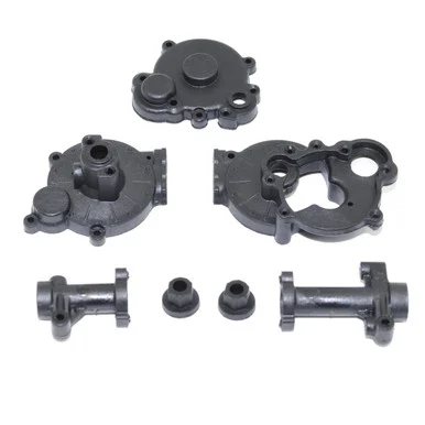 1RC Racing 1RC3013 Rear End, Black, 1/18 Mid, Spr, EDM, LM